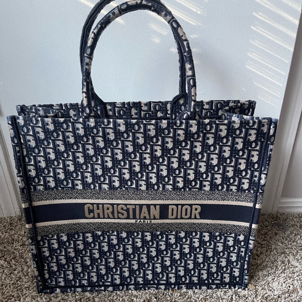 Large Christian Dior Tote Bag